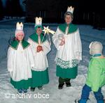 tříkrálová sbírka v obci se stává pěknou tradicí