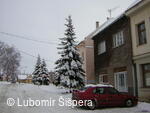 Bojkovice, město v zimě