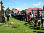 vzpomínkový akt na místním hřbitově